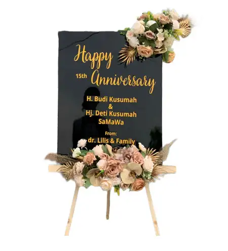 Papan Bunga Akrilik Melinting